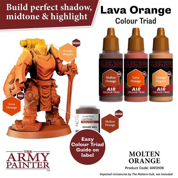 The Army Painter - Warpaints AIR - Molten Orange