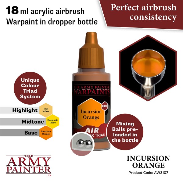 The Army Painter - Warpaints AIR - Incursion Orange