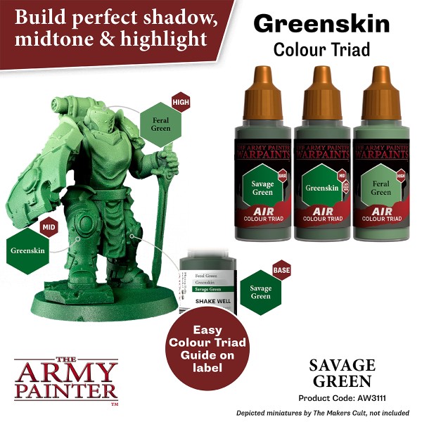 The Army Painter - Warpaints AIR - Savage Green