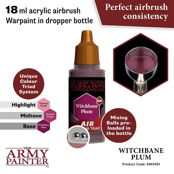 The Army Painter - Warpaints AIR - Witchbane Plum