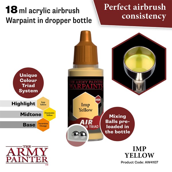 The Army Painter - Warpaints AIR - Imp Yellow