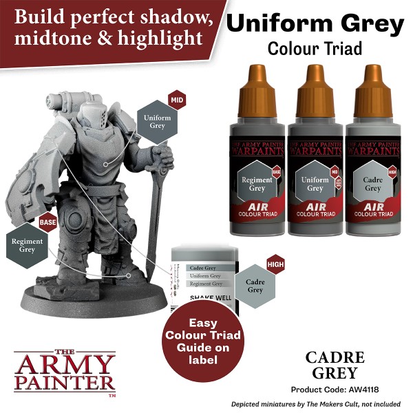 The Army Painter - Warpaints AIR - Cadre Grey