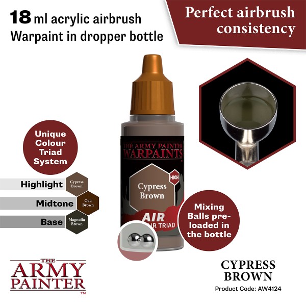 The Army Painter - Warpaints AIR - Cypress Brown