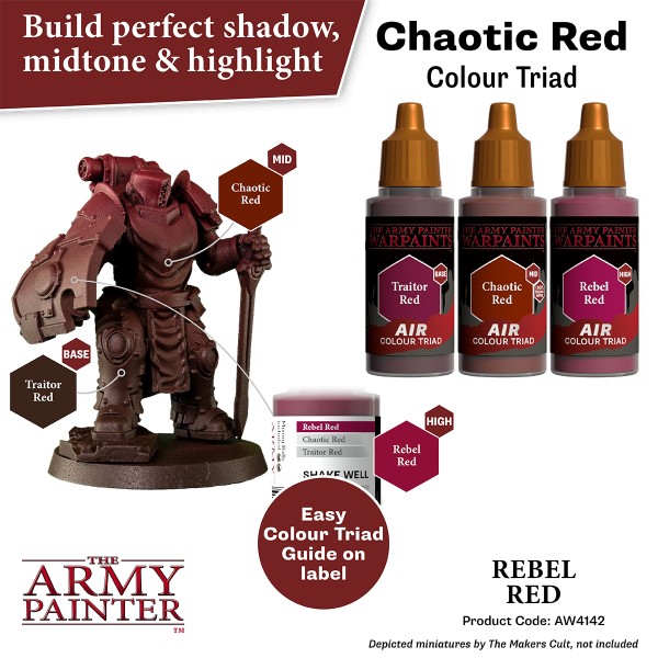 The Army Painter - Warpaints AIR - Rebel Red