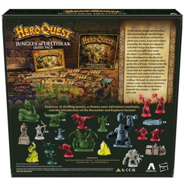 HeroQuest - Game System - Jungles of Delthrak - Quest Pack