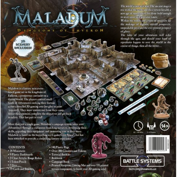 Maladum - Dungeons of Enveron - Starter Set