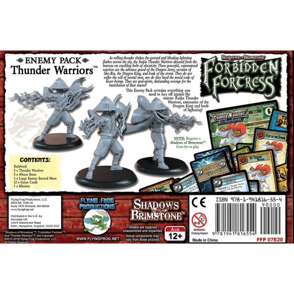 Shadows of Brimstone - Forbidden Fortress - Thunder Warriors Enemy Pack