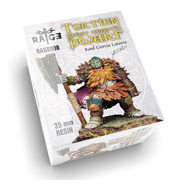 AK Interactive Figures - Rage (Latorre) - Toktien, Spiny Chaotic Dwarf (35mm)