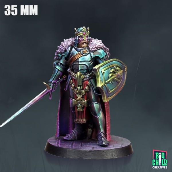 Big Child Creatives - 35mm Figures - Echoes of Camelot - King Arthur Pendragon