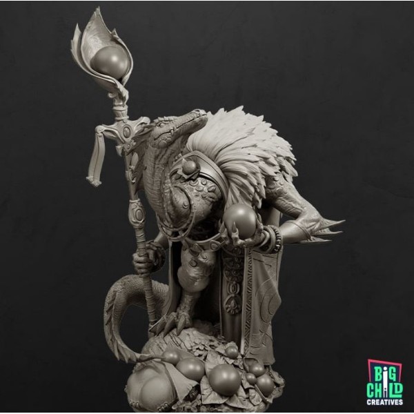 Big Child Creatives - 75mm Figures - Dungeons and Heroes - S’Riel “The Gatherer”