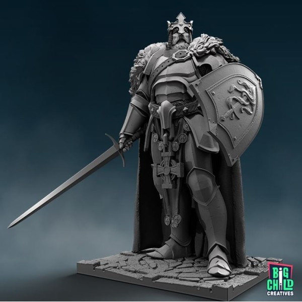 Big Child Creatives - 75mm Figures - Echoes of Camelot - King Arthur Pendragon