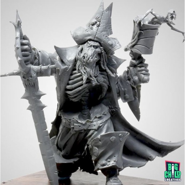 Big Child Creatives - 75mm Figures - Pirates of the Storm Coast - Kaptain Albrork The Fourfold Damned