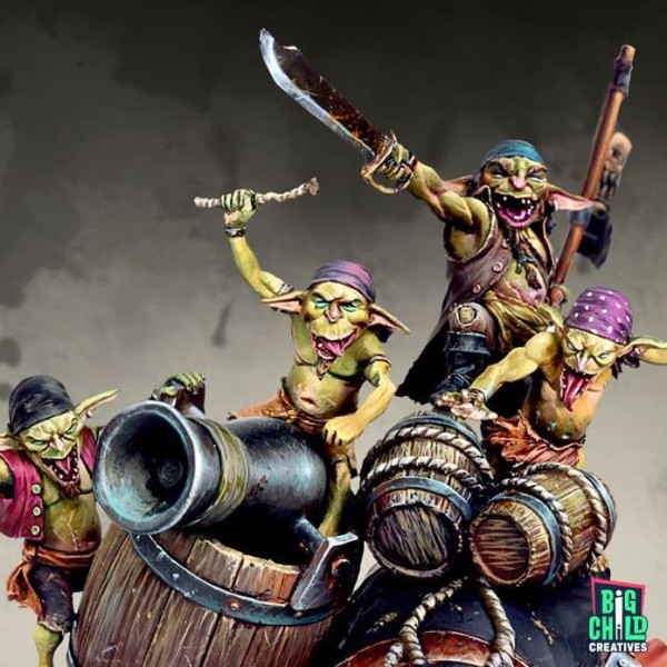 Big Child Creatives - 75mm Figures - Pirates of the Storm Coast - Grommargh The Big Bomba