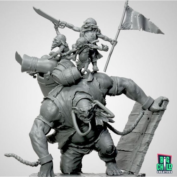 Big Child Creatives - 75mm Figures - Pirates of the Storm Coast - Grommargh The Big Bomba