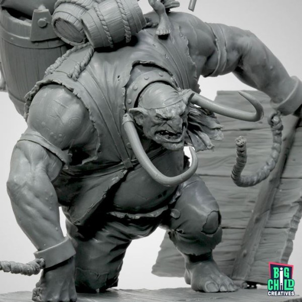 Big Child Creatives - 75mm Figures - Pirates of the Storm Coast - Grommargh The Big Bomba