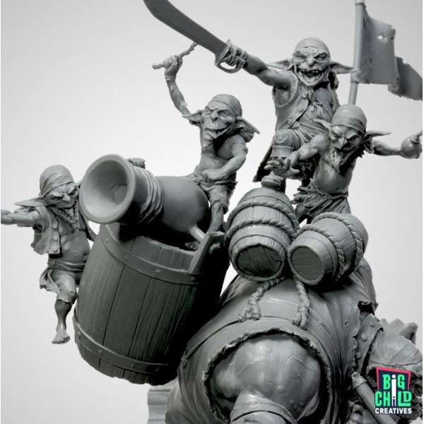 Big Child Creatives - 75mm Figures - Pirates of the Storm Coast - Grommargh The Big Bomba