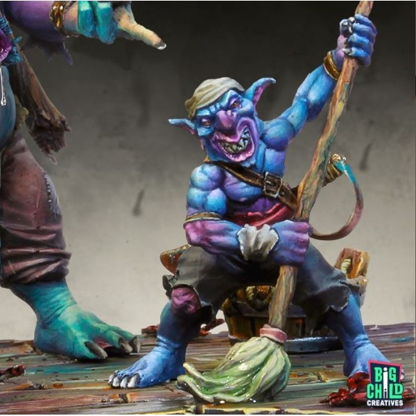 Big Child Creatives - 75mm Figures - Pirates of the Storm Coast - Gugh Jin the Troll Cleaner