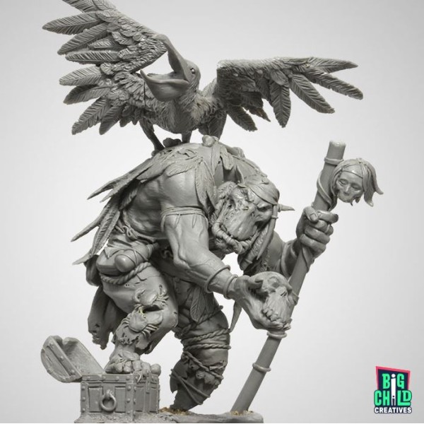 Big Child Creatives - 75mm Figures - Pirates of the Storm Coast - Papa Jambo the Mighty Shaman