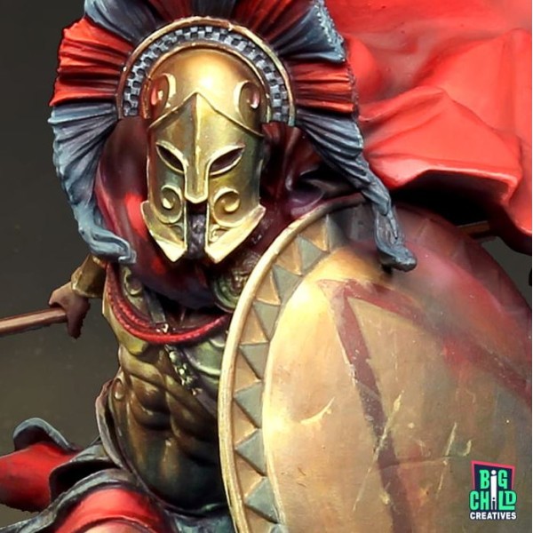 Big Child Creatives - 75mm Figures - Epic History - Spartan Noble