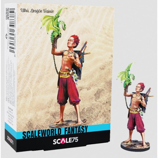 Scale75 Figures - Scaleworld Fantasy - ULHÚ, DRAGON TRAINER (75mm)