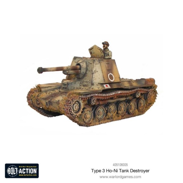 Bolt Action - Japan - Japanese  Type 3 Ho-Ni Tank Destroyer