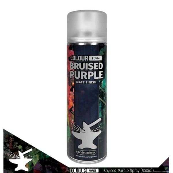 Colour Forge Sprays: Bruised Purple - Model Primer - 500ml (In-store / Pick-up only)