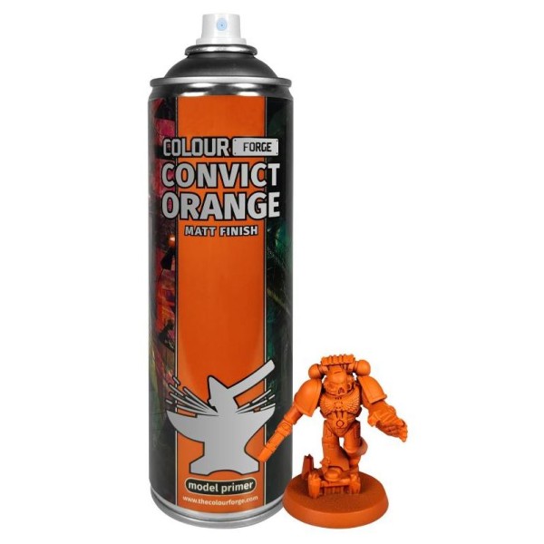 Colour Forge Sprays: Convict Orange - Model Primer - 500ml (In-store / Pick-up only)