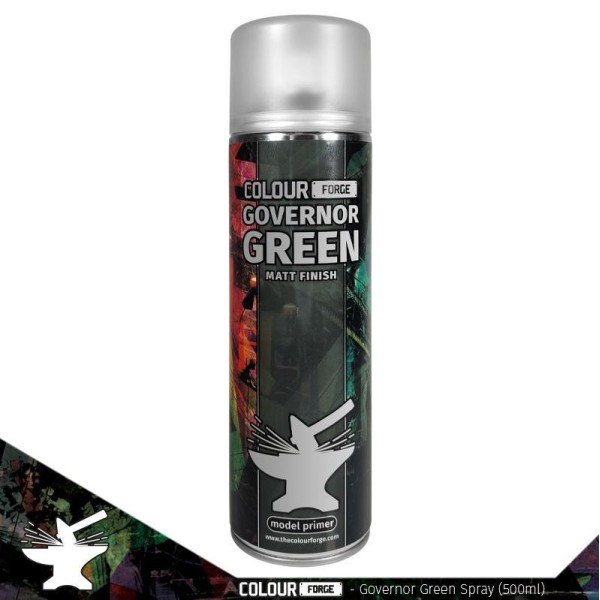 Colour Forge Sprays: Governor Green - Model Primer - 500ml (In-store / Pick-up only)