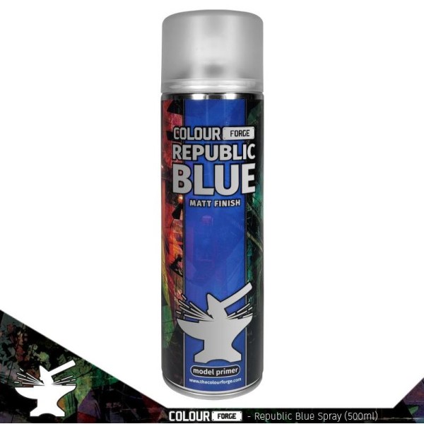 Colour Forge Sprays: Republic Blue - Model Primer - 500ml (In-store / Pick-up only)