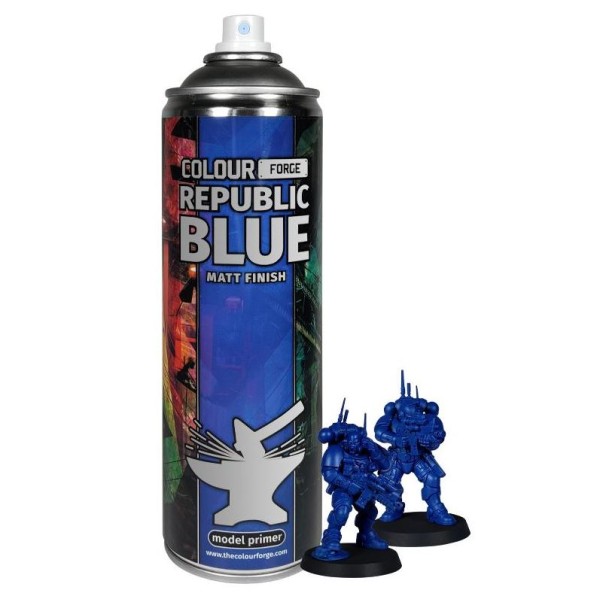 Colour Forge Sprays: Republic Blue - Model Primer - 500ml (In-store / Pick-up only)