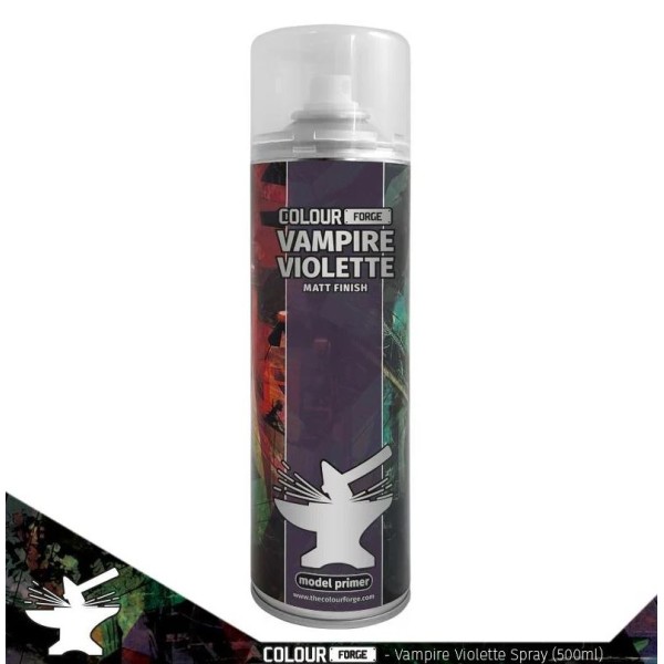 Colour Forge Sprays: Vampire Violette - Model Primer - 500ml (In-store / Pick-up only)