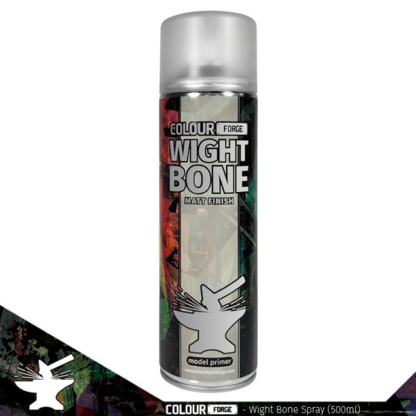 Colour Forge Sprays: Wight Bone - Model Primer - 500ml (In-store / Pick-up only)