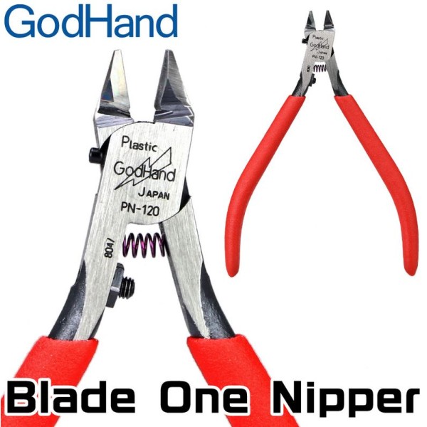 GodHand Hobby Tools: Nippers - Blade One Nipper - GH-PN-120