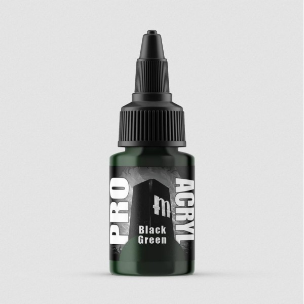 Monument Hobbies - Pro Acryl - Black Green 22ml