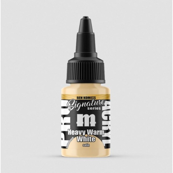 Monument Hobbies - Pro Acryl - Ben Komets Signature Series - Heavy Warm White 22ml