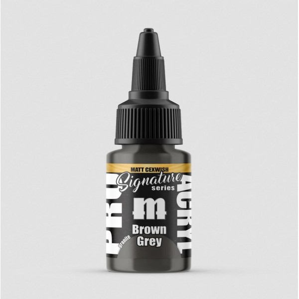 Monument Hobbies - Pro Acryl - Matt Cexwish Signature Series - Brown Grey 22ml