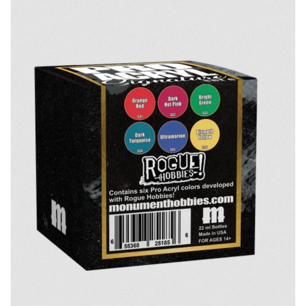 Monument Hobbies - Pro Acryl Paint Sets - Signature Series - Set 6 Rogue Hobbies