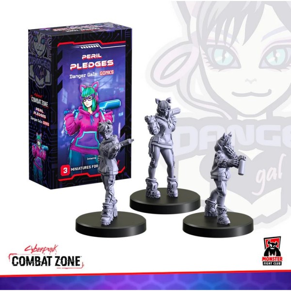 Cyberpunk: Combat Zone - Peril Pledges (Danger Gal Gonks)