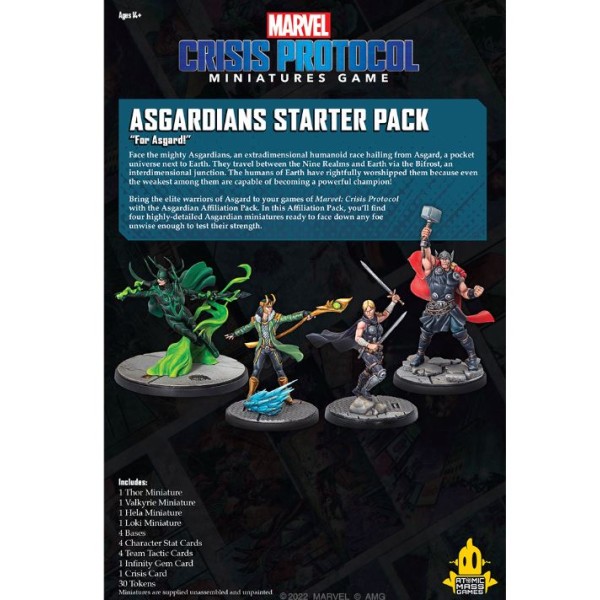 Marvel - Crisis Protocol - Miniatures Game - Asgardians Affiliation Pack