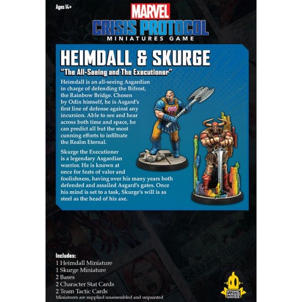 Marvel - Crisis Protocol - Miniatures Game - Heimdall and Skurge Character Pack