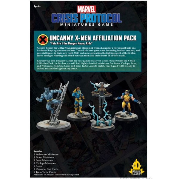 Marvel - Crisis Protocol - Miniatures Game - Uncanny X-Men - Affiliation Pack