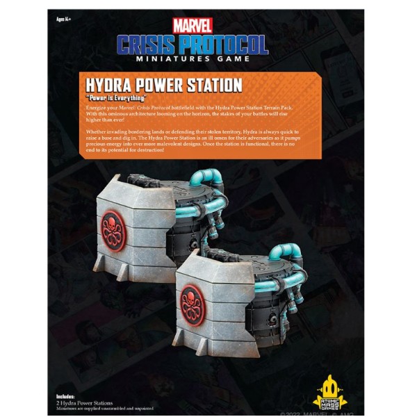 Marvel - Crisis Protocol - Miniatures Game - Hydra Power Station Terrain Pack