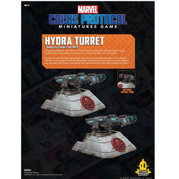 Marvel - Crisis Protocol - Miniatures Game - Hydra Turret Terrain Pack