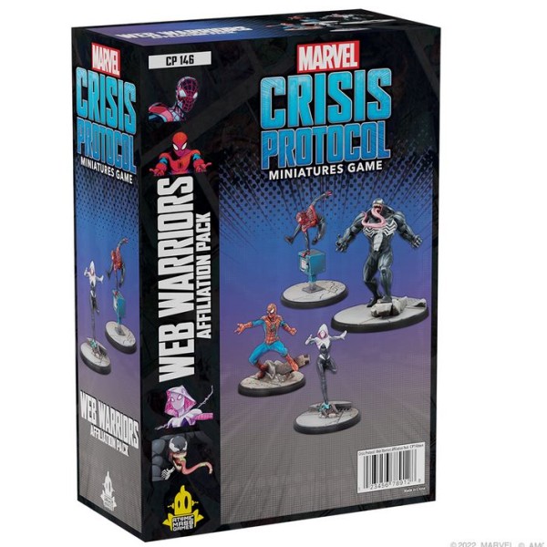 Marvel - Crisis Protocol - Miniatures Game - Web Warriors - Affiliation Pack