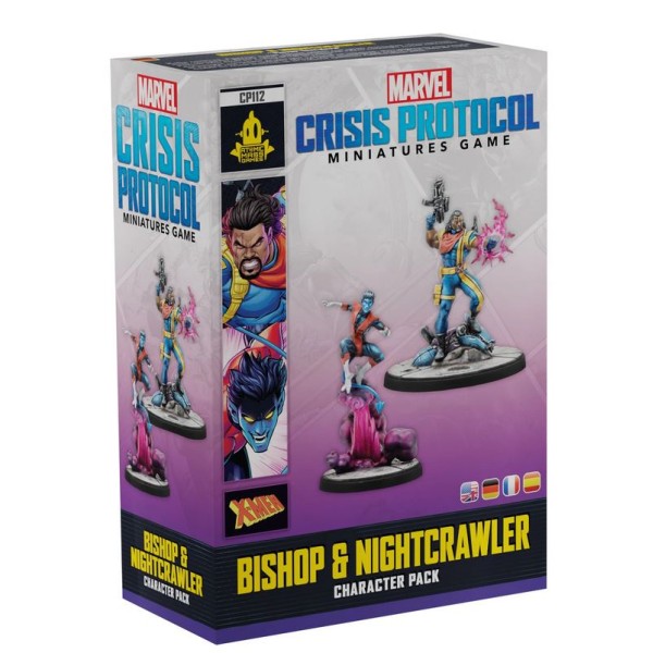 Marvel - Crisis Protocol - Miniatures Game - Bishop and Nightcrawler 