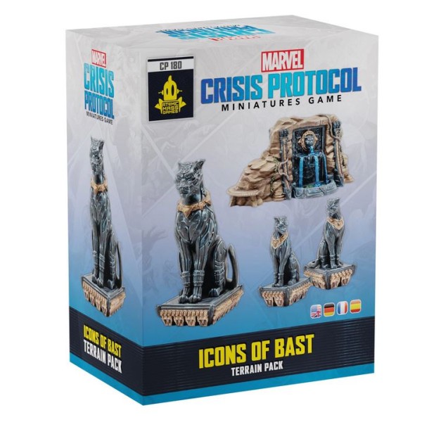 Marvel - Crisis Protocol - Miniatures Game - Icons of Bast Terrain Pack 