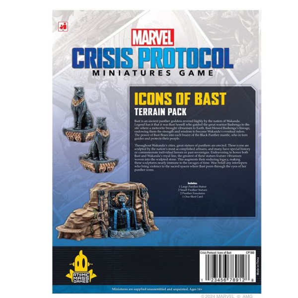 Marvel - Crisis Protocol - Miniatures Game - Icons of Bast Terrain Pack 