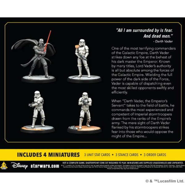 Star Wars: Shatterpoint - Fear and Dead Men: Darth Vader Squad Pack 