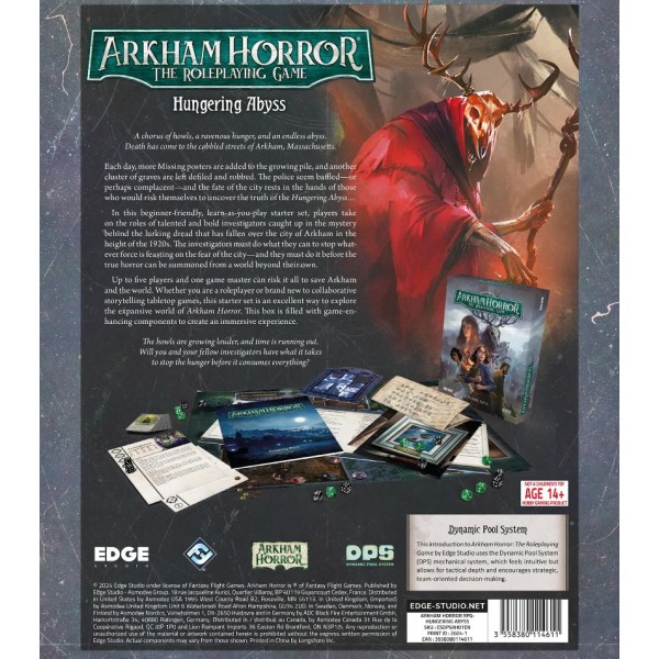 Arkham Horror - The Roleplaying Game - Hungering Abyss Starter set