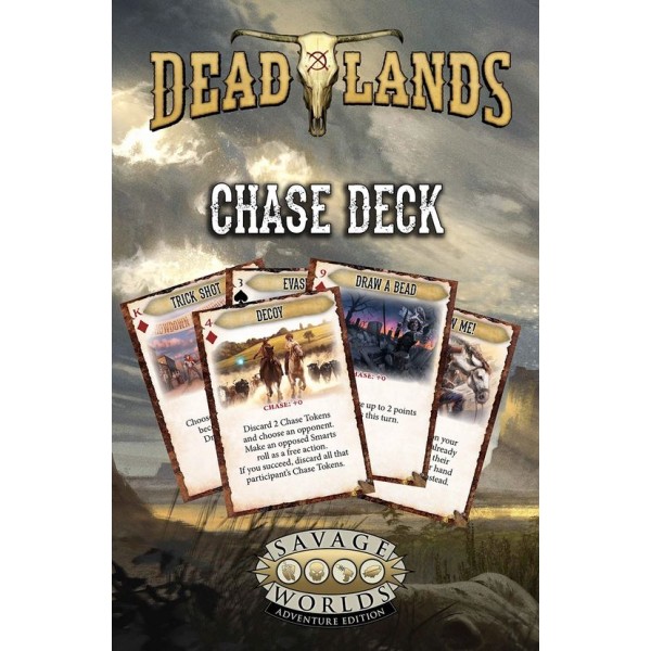 Deadlands The Weird West RPG - Quick Chase Deck